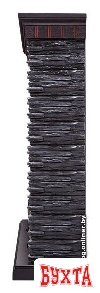 Портал Firelight Porto Classic (камень черный/шпон венге) 3