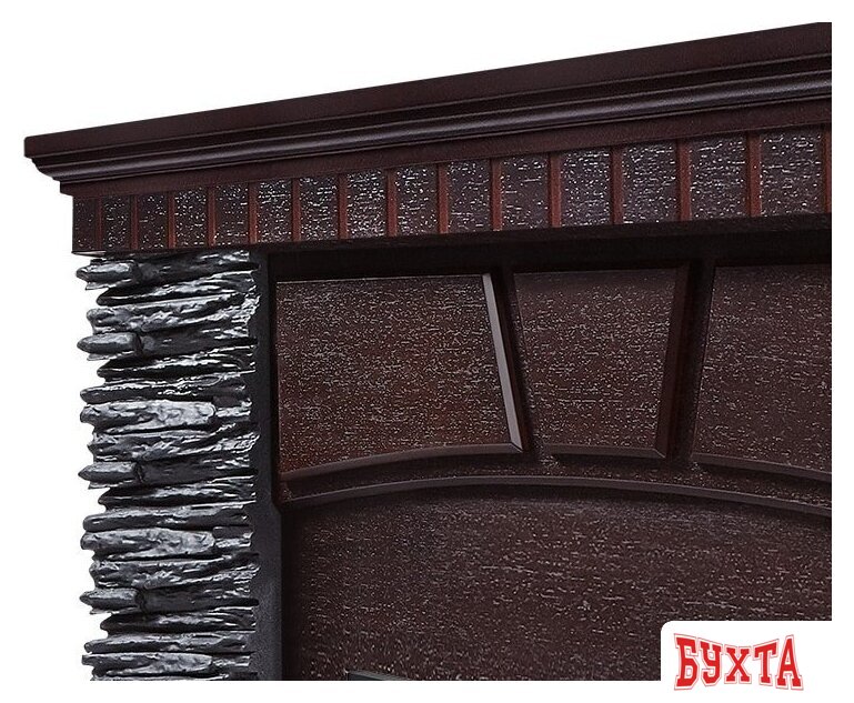 Портал Firelight Porto Classic (камень черный/шпон венге) 4