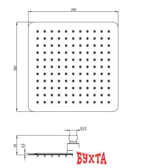 Душевая система Deante Titanium NAC_D1HT 3