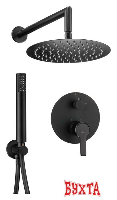 Душевая система Deante Cascada Arnika Nero NAC N9QP