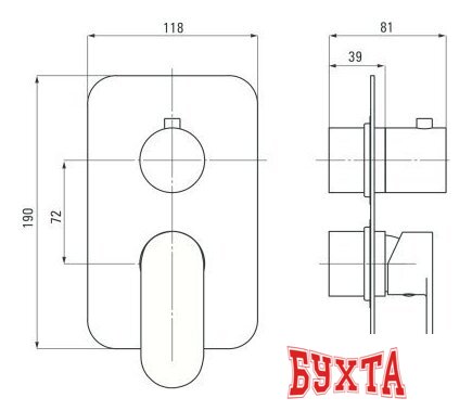 Душевая система Deante DEANTE_002M 3
