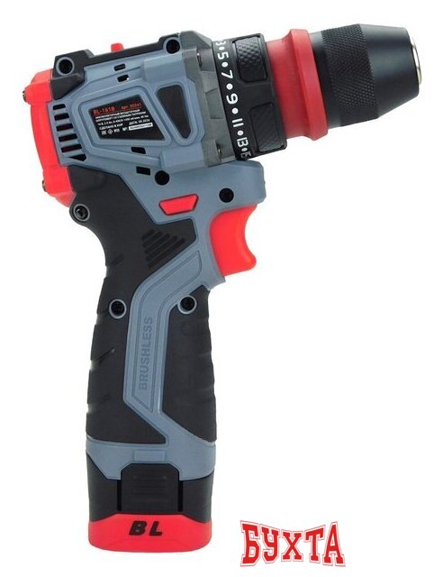 Дрель-шуруповерт Profipower BL-161B (с 2-мя АКБ, кейс)