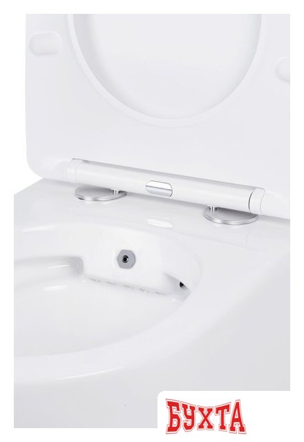 Унитаз подвесной Roxen Antares Bidet в комплекте с инсталляцией StounFix Dual Fresh 6 в 1 968457 (кнопка: брашированное золото) 5