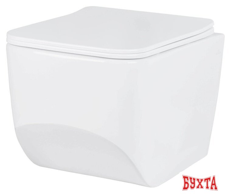 Унитаз подвесной Roxen Boro в комплекте с инсталляцией StounFix Dual Fresh 6 в 1 968433 (кнопка: сатин) 3