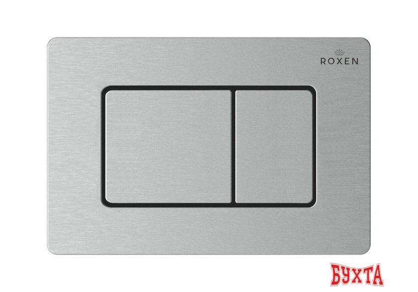 Инсталляция для унитаза Roxen для приставного унитаза Attach с кнопкой смыва 968400 (сатин) 4