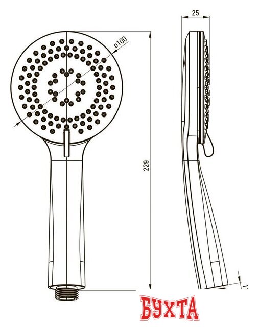 Душевой гарнитур Deante Arnika NQA D41K 2