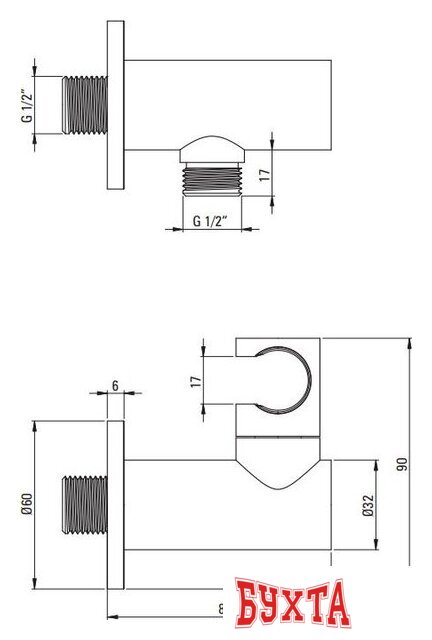 Душевая система Deante Arnika Titanium BXYYDQAM (титан) 4