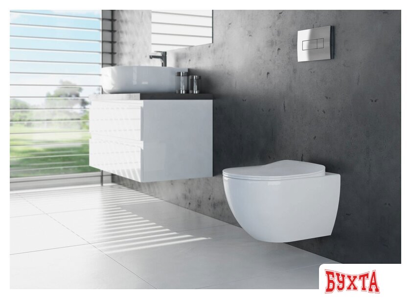 Унитаз подвесной Deante Peonia CDE 6ZPW (без сиденья) 2