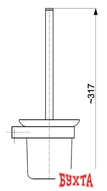 Ершик для унитаза Armatura 864-031-00 2