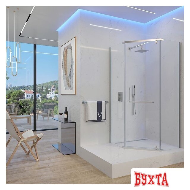 Душевой уголок Veconi RV-36 RV36-90-01-C5