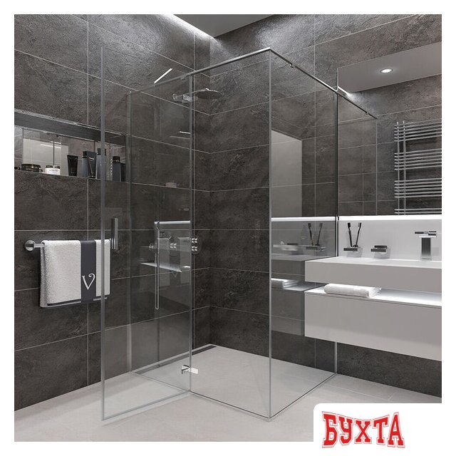 Душевой уголок Veconi RV-073 RV073-100100-01-C4 2