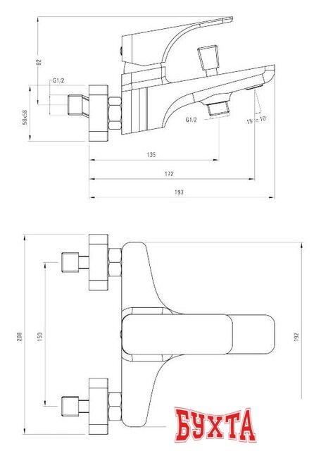 Смеситель Deante Hiacynt Bianco BQH A10M 2