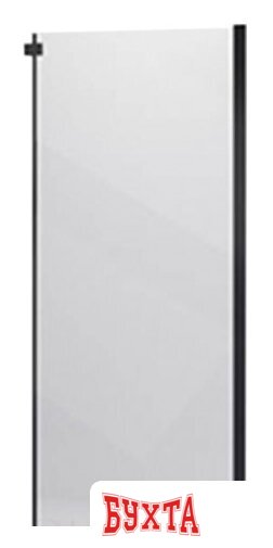 Душевая стенка Veconi 90x195 KP06B-90-01-19C4 (стекло прозрачное/черный)