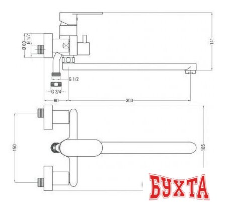Смеситель Deante Alpinia BGA 056M 2