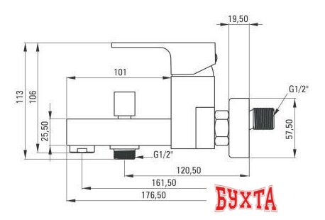 Смеситель Deante Anemon Bis BBZ N10M 2