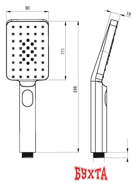 Душевой гарнитур Deante Alpinia NGA_Z41K 2