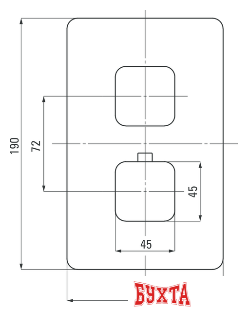 Смеситель без скрытого механизма Deante Box BXY 0ECT 2