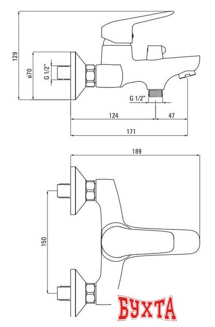 Смеситель Deante Boro BMO 010M 2