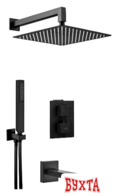 Душевая система Deante Thermo Nero-1T