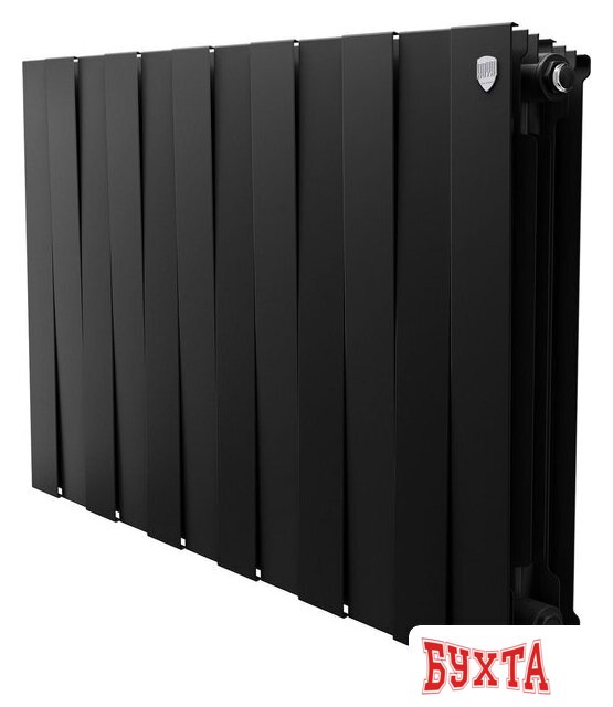 Биметаллический радиатор Royal Thermo PianoForte 500 Черный - 12 секций