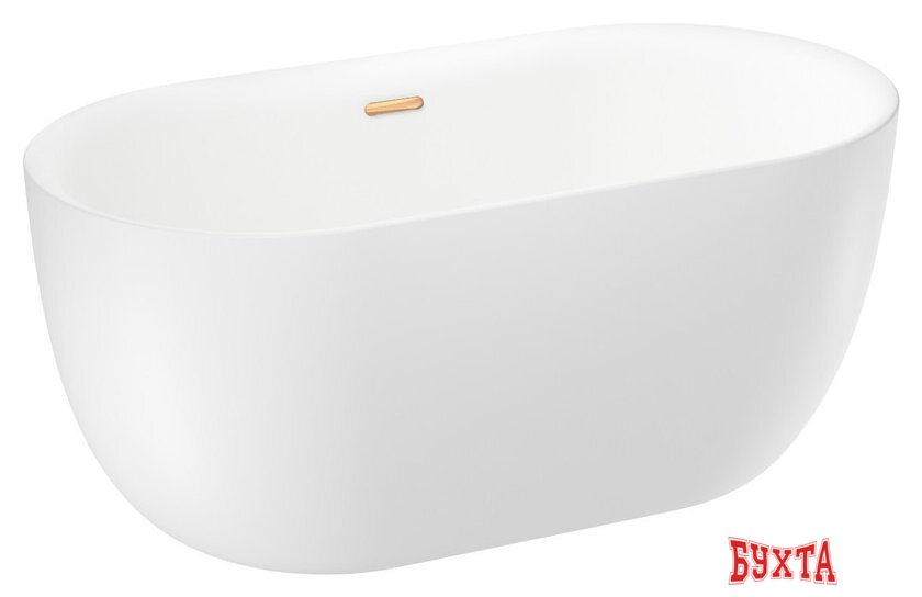 Ванна Wellsee Chic Riviera 149x78 236801004 (отдельностоящая ванна белый глянец, экран, ножки, сифон-автомат золото) 2