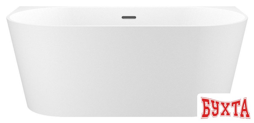 Ванна Wellsee Excellence Pro 150x73 28760203R (пристенная ванна белый глянец, экран, ножки, сифон-автомат матовый черный) 1