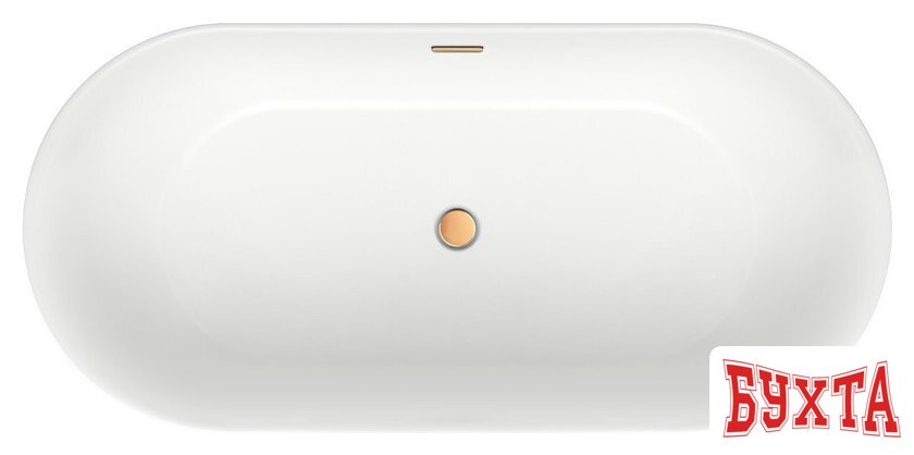 Ванна Wellsee Chic Riviera 179x84,5 236803004 (отдельностоящая ванна белый глянец, экран, ножки, сифон-автомат золото) 4