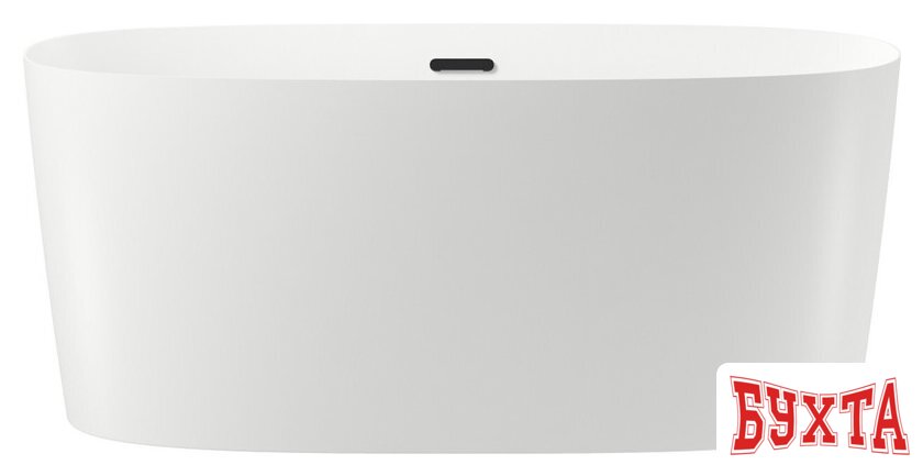 Ванна Wellsee Câlin 140x70 230201003 (отдельностоящая ванна белый глянец, экран, ножки, сифон-автомат матовый черный)