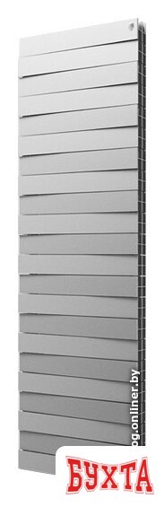 Биметаллический радиатор Royal Thermo Pianoforte Tower 500 Silver Satin (18 секций) 1