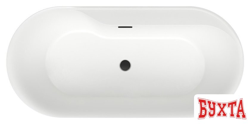 Ванна Wellsee Vanille Joie 179,5x84,5 236501003 (отдельностоящая ванна белый глянец, экран, ножки, сифон-автомат матовый черный) 4