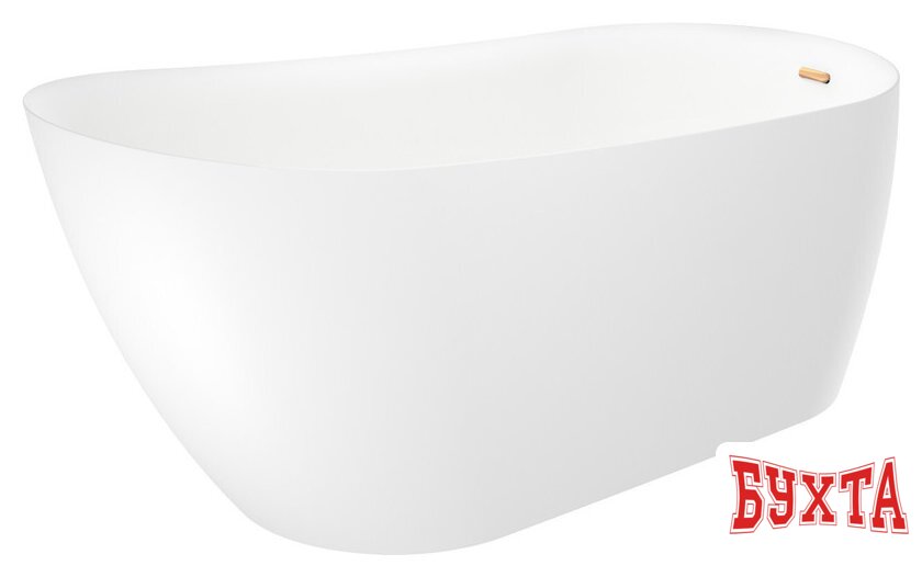 Ванна Wellsee Paradise Story 180x80 236602004 (отдельностоящая ванна белый глянец, экран, ножки, сифон-автомат золото) 2