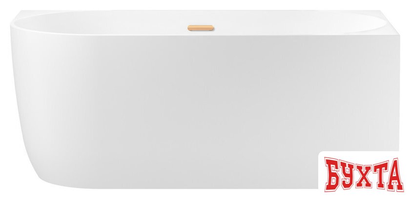 Ванна Wellsee Belle Spa 150x75 235702004 (пристенная ванна (правая) белый глянец, экран, каркас, сифон-автомат золото) 1