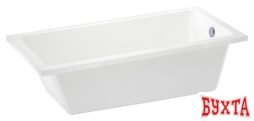 Ванна Wellsee FreeDom 165x80 231102001 (встраиваемая ванна белый глянец, сифон-автомат хром) 2