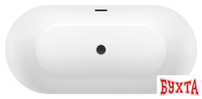 Ванна Wellsee Chalice Perfection 166x77 230601003 (отдельностоящая ванна белый глянец, экран, ножки, сифон-автомат матовый черный) 4