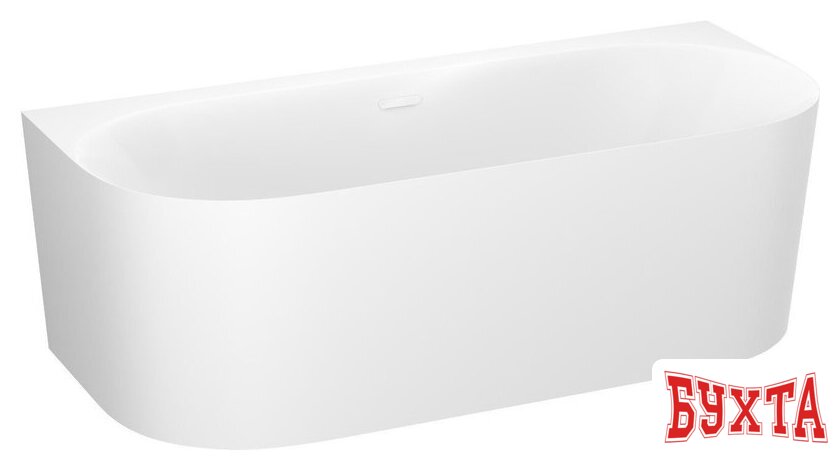 Ванна Wellsee Collaro 180x80 28910202R (пристенная ванна белый глянец, экран, ножки, сифон-автомат глянцевый белый) 2