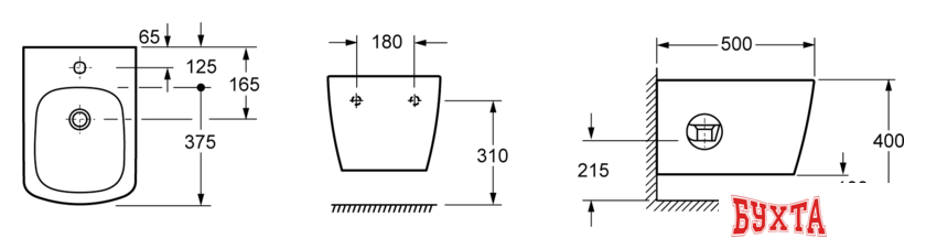 Биде Lavinia Boho Aveo 33060050 3