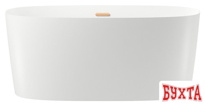 Ванна Wellsee Câlin 140x70 230201004 (отдельностоящая ванна белый глянец, экран, ножки, сифон-автомат золото)