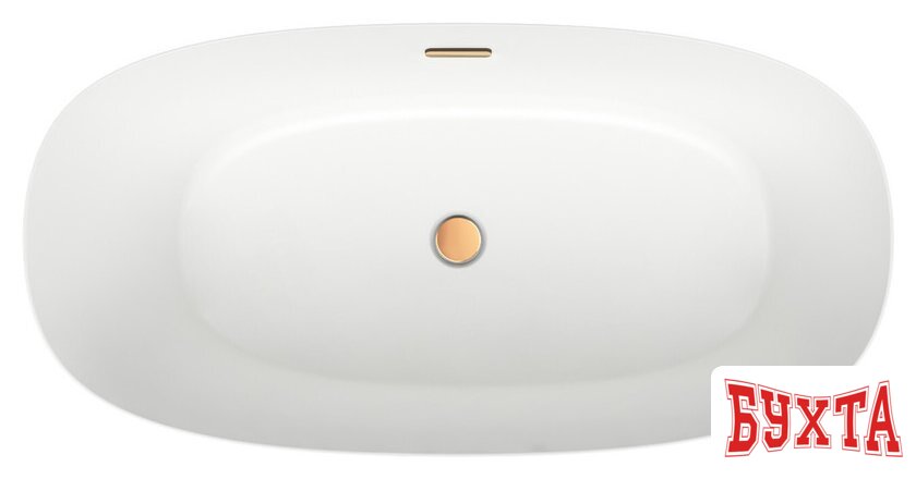 Ванна Wellsee Câlin 140x70 230201004 (отдельностоящая ванна белый глянец, экран, ножки, сифон-автомат золото) 4