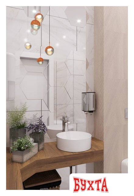 Умывальник Lavandi Floridia Круглый 40x40 4