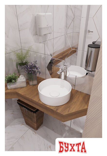 Умывальник Lavandi Floridia Круглый 40x40 5