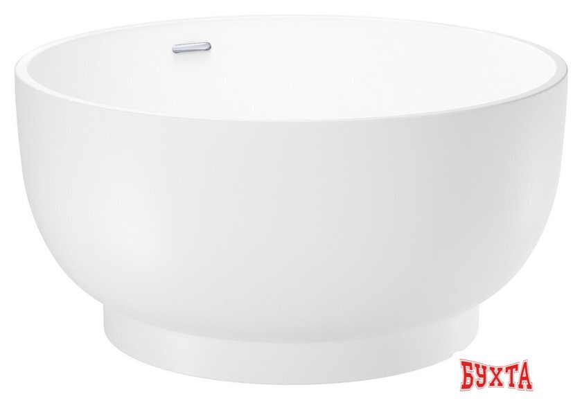 Ванна Wellsee Crepe de France 130x130 236701001 (отдельностоящая ванна белый глянец, экран, ножки, сифон-автомат хром) 2