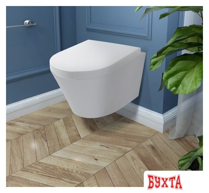 Унитаз подвесной Lavinia Boho Biore Rimless 3304003R (чаша, пневмокрышка) 3