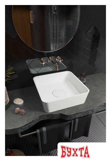 Умывальник Lavandi Messina Квадратный 41.5x41.5 2