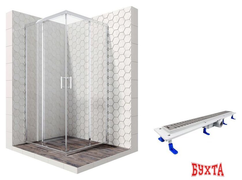 Душевой уголок Ambassador Set 14011102-ST11