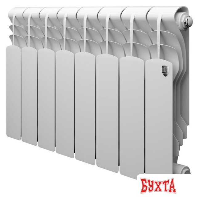 Биметаллический радиатор Royal Thermo PianoForte 500 Черный VR80 - 4 секций 5