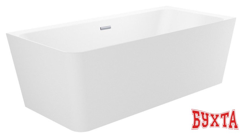 Ванна Wellsee Bromance 170x78 23160301R (пристенная ванна (правая) белый глянец, экран, ножки, сифон-автомат хром) 2