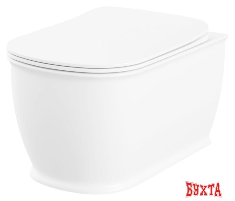 Унитаз подвесной Lavinia Boho Bell Pro Rimless 21010001 (чаша, пневмокрышка, шум-я) 2