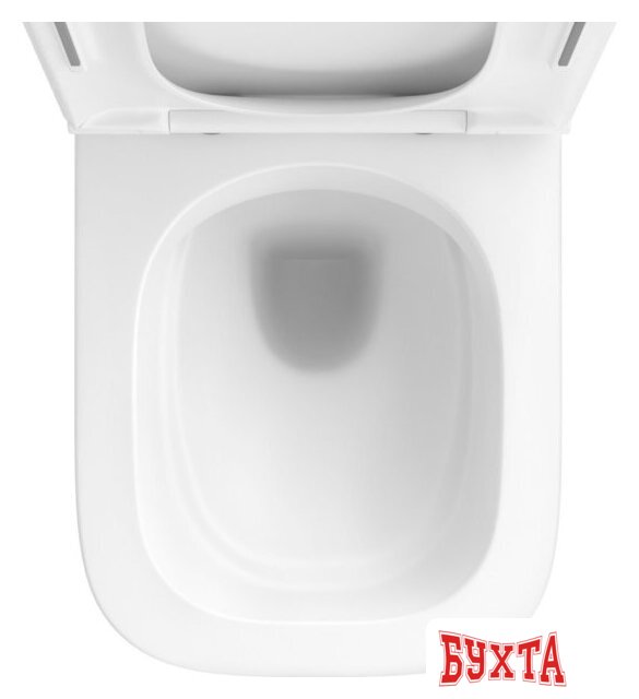 Унитаз подвесной Wellsee Pure BY Wellsee RimFree 182602001 (чаша, пневмокрышка, глянцевый белый) 3