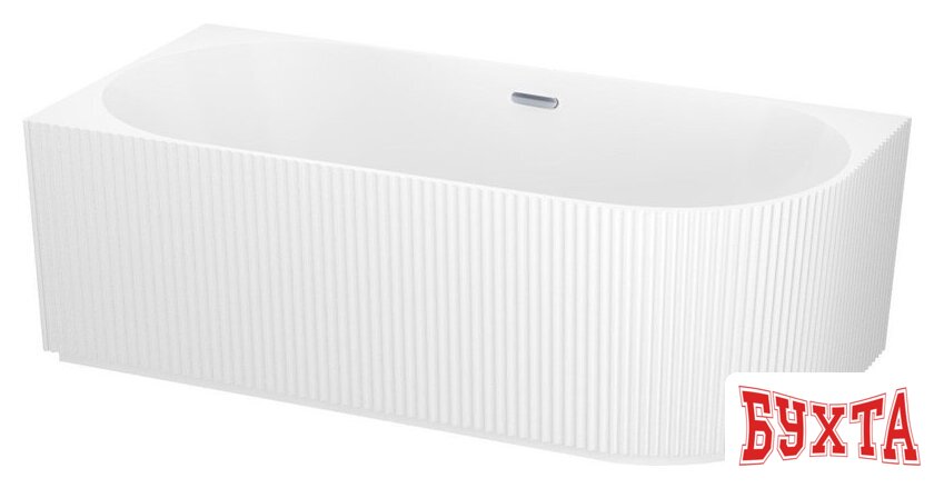 Ванна Wellsee Festive Fox 170x80 28730401R (пристенная ванна (левая) белый глянец, экран, ножки, сифон-автомат хром) 2