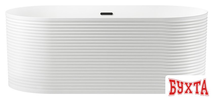 Ванна Wellsee Éclatant 2.0 167x79 231401003 (отдельностоящая ванна белый глянец, экран, ножки, сифон-автомат матовый черный)